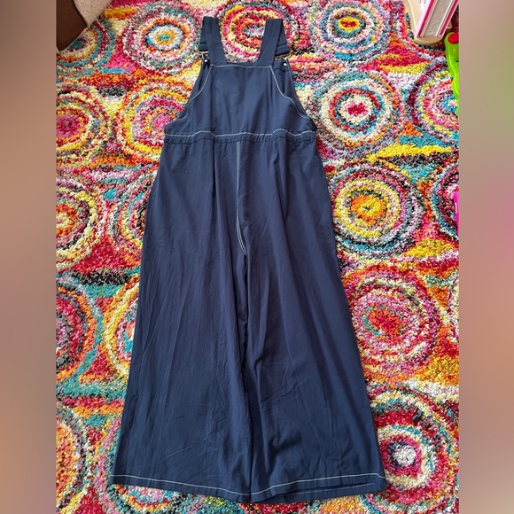BloomChic Navy/Cream Overall Romper, Size 2XL, NWOT - Picture 3 of 3